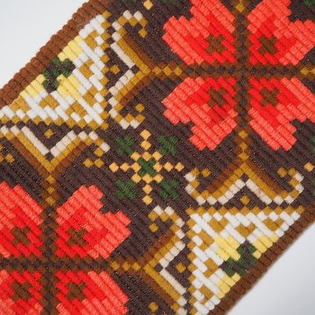 Vintage wall hanging | Small vintage wall hanging | Scandinavian woven textile | Retro wall hanging | Made in Finland
