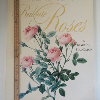 Vintage Redouté Roses book | An Illustrated Treasury of Redouté Roses in Beautiful Full-color | Vintage roses | Vintage floral illustrations