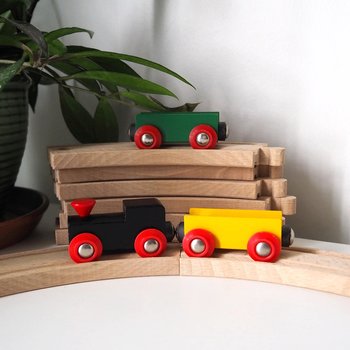 Vintage Brio train set | Wooden train set for children | Vintage train set for kids | Vintage wooden toy train | Vintage toys | Brio 33115