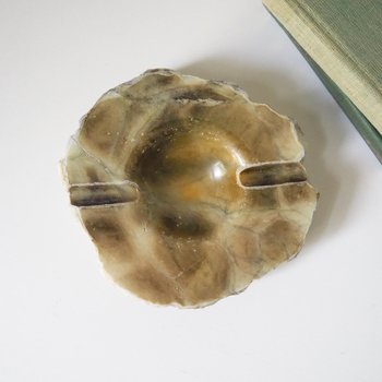 Vintage alabaster ashtray | Small alabaster ashtray | Genuine alabaster ashtray | Italian alabaster ashtray | Made in Italy