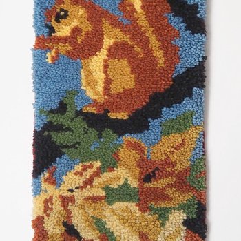 Vintage wall hanging | Squirrel wall tapestry | Cottage core wall hanging | Vintage wall tapestry | Squirrel wall hanging