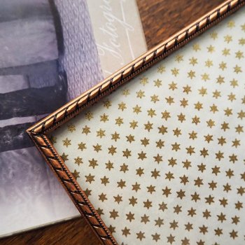 Vintage rose gold photo frame | Vintage photo frame 16.5 x 22.5 cm | Rose gold photo frame | Vintage copper tone picture frame