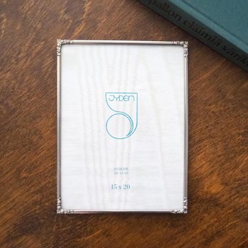 Vintage silver plated photo frame | Silver plated photo frame 15x20 cm | Vintage silver plated picture frame | Vintage Jyden frame
