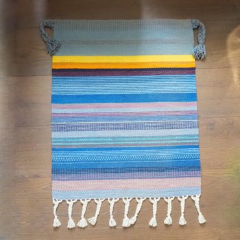 Vintage wall tapestry | Arktinen Horisontti by Elsa Montell-Saanio | Finnish Raanu | Lapland | Vintage wall hanging | Made in Finland